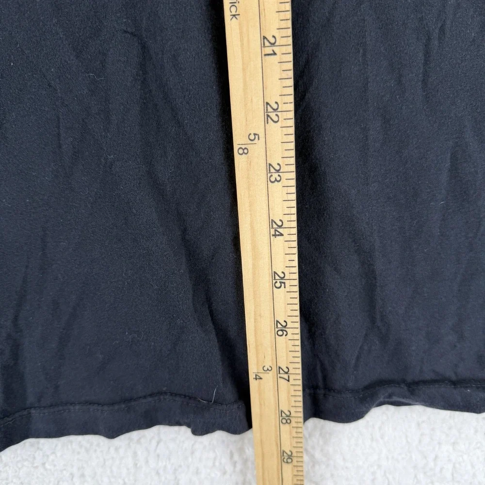 True Religion Brand Jeans Shirt Mens XL Black Leopard‎ Logo Graphic Tee T-Shirt